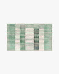 Shadow Stripe Green Rug