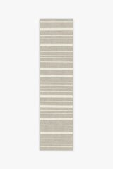 Hudson Stripe Stone Flatwoven Rug