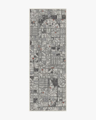 Smugglers Geo Grey Rug