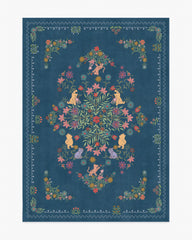 Friendship Garden Blue Multicolor Rug