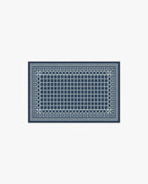 Palm Beach Navy Flatwoven Rug by Gray Malin