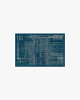 Linear Oasis Blue Flatwoven Rug