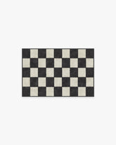 Jaque Checkered Black Flatwoven Rug