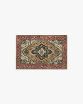Santiago Camel & Scarlet Rug