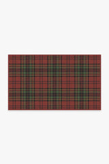 Dress Stewart Tartan Red Flatwoven Rug