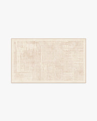 Linear Oasis Neutral Flatwoven Rug