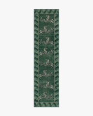 Zebras Green Rug by Scalamandré