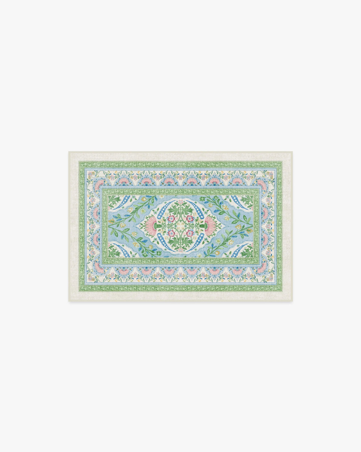 Skye Blue Multicolor Rug by Mrs. Alice