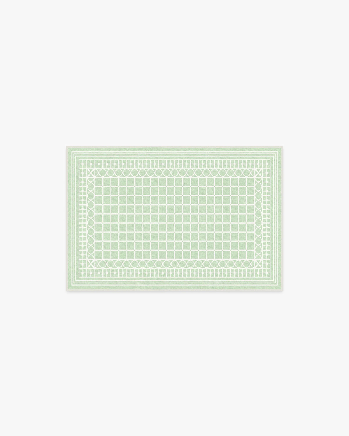 Palm Beach Powder Sage Flatwoven Rug by Gray Malin