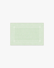 Palm Beach Powder Sage Flatwoven Rug by Gray Malin