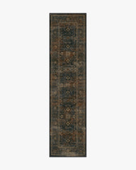 Ophelia Navy & Redwood Flatwoven Rug