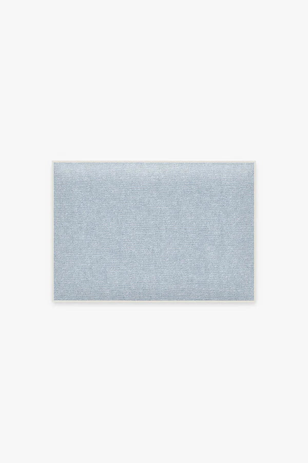 Solid Light Blue Bath Mat