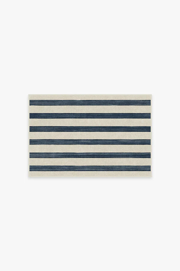 Sumi Sailor Stripe Navy Rug