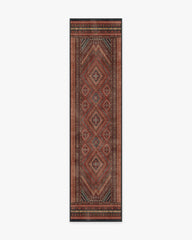 Kaden Amber Red Flatwoven Rug