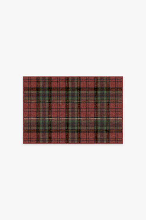 Dress Stewart Tartan Red Flatwoven Rug