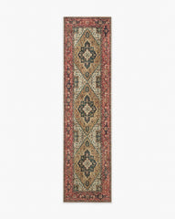 Santiago Camel & Scarlet Rug