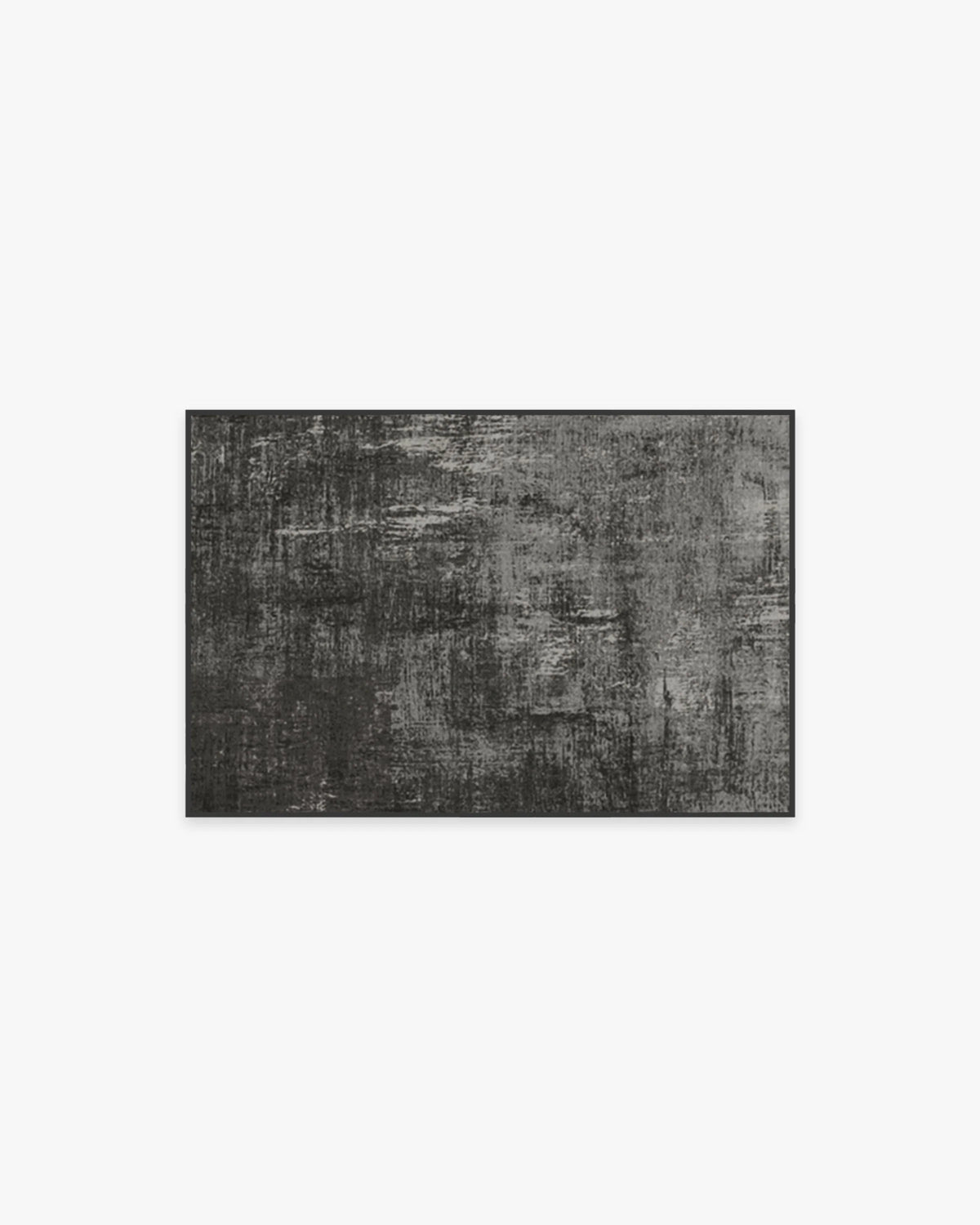 Impasto Greyscale Flatwoven Rug