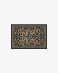 Sumaya Soft Black Flatwoven Rug by Martyn Lawrence Bullard