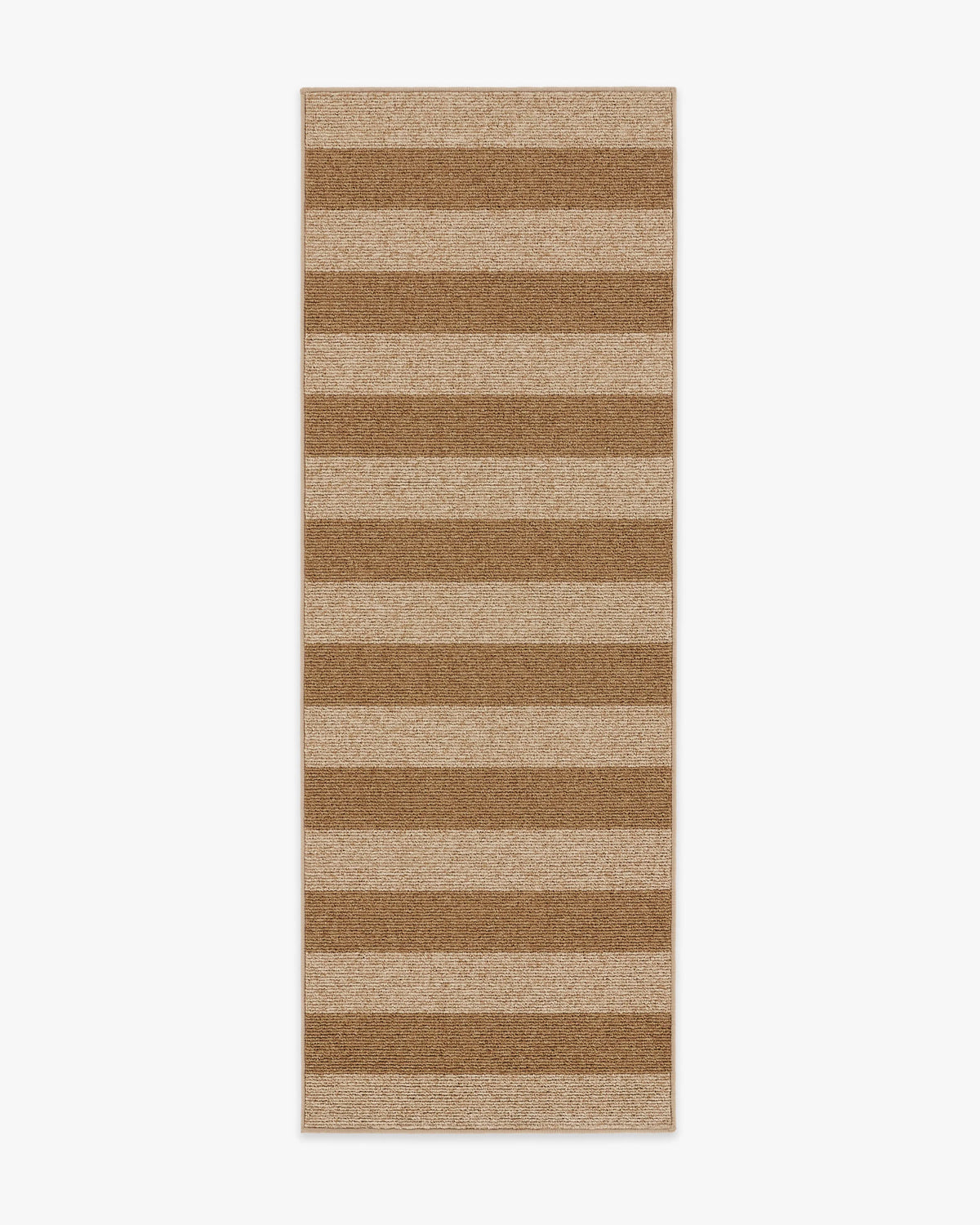 Nolan Bold Stripe Natural & Dark Natural Performance Weave Rug