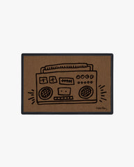 Real Talk Doormat by Keith Haring