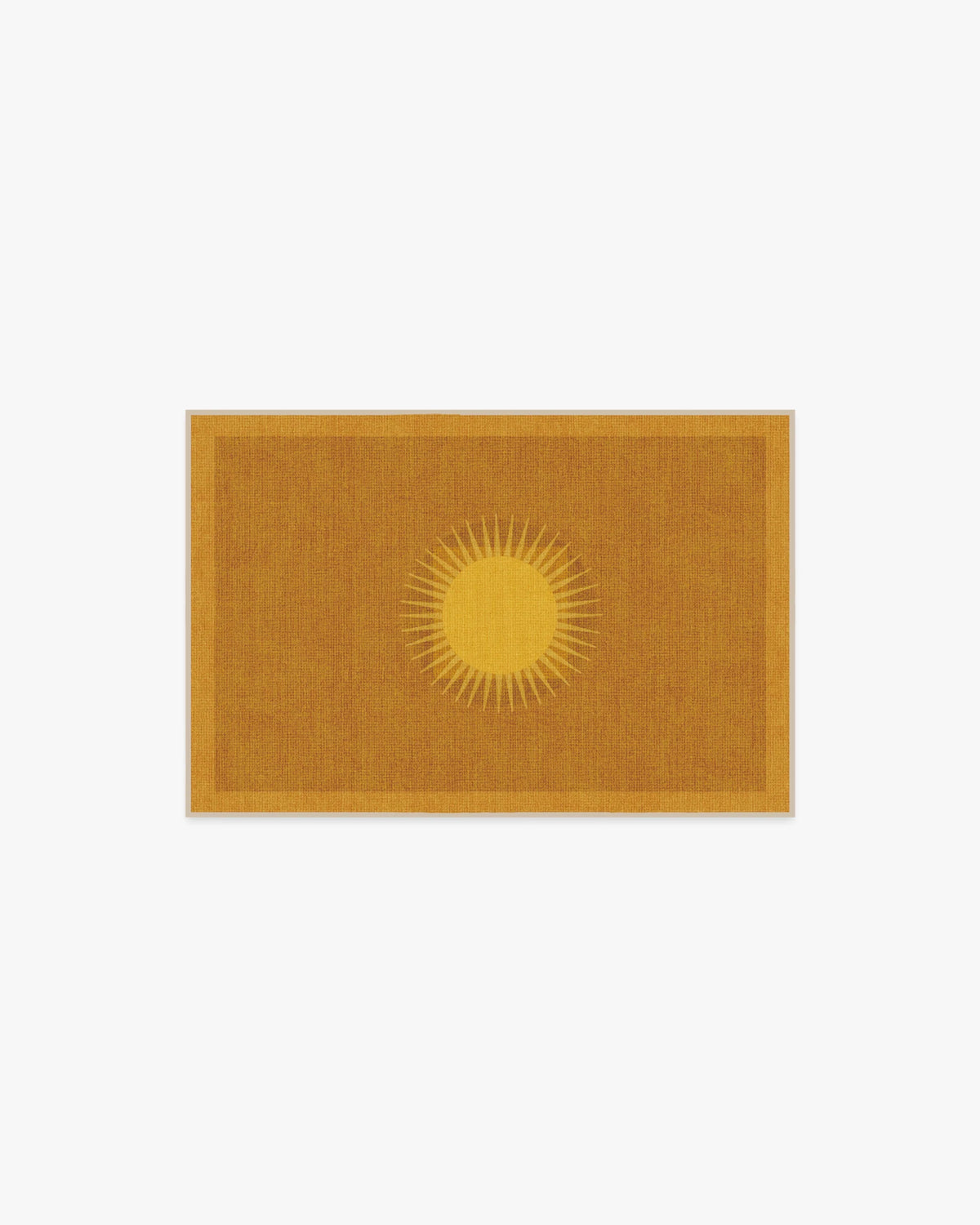 Helios Gold Flatwoven Rug by Matthew Williamson