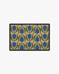 Holland Tulips Blue Doormat