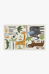 Jungle Safari Multicolour Flatwoven Rug