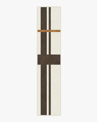 Scala Ivory & Brown Flatwoven Rug by The Local Project