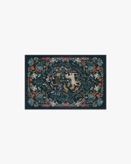 Dreamweaver Blue Multicolor Flatwoven Rug by Iris Apfel