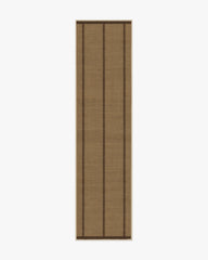 Harvest Stripe Brown Re-Jute Rug by Architectural Digest