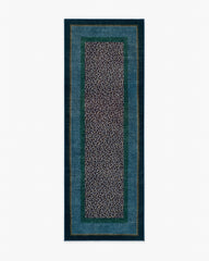 Panthera Blue & Green Rug by Scalamandré