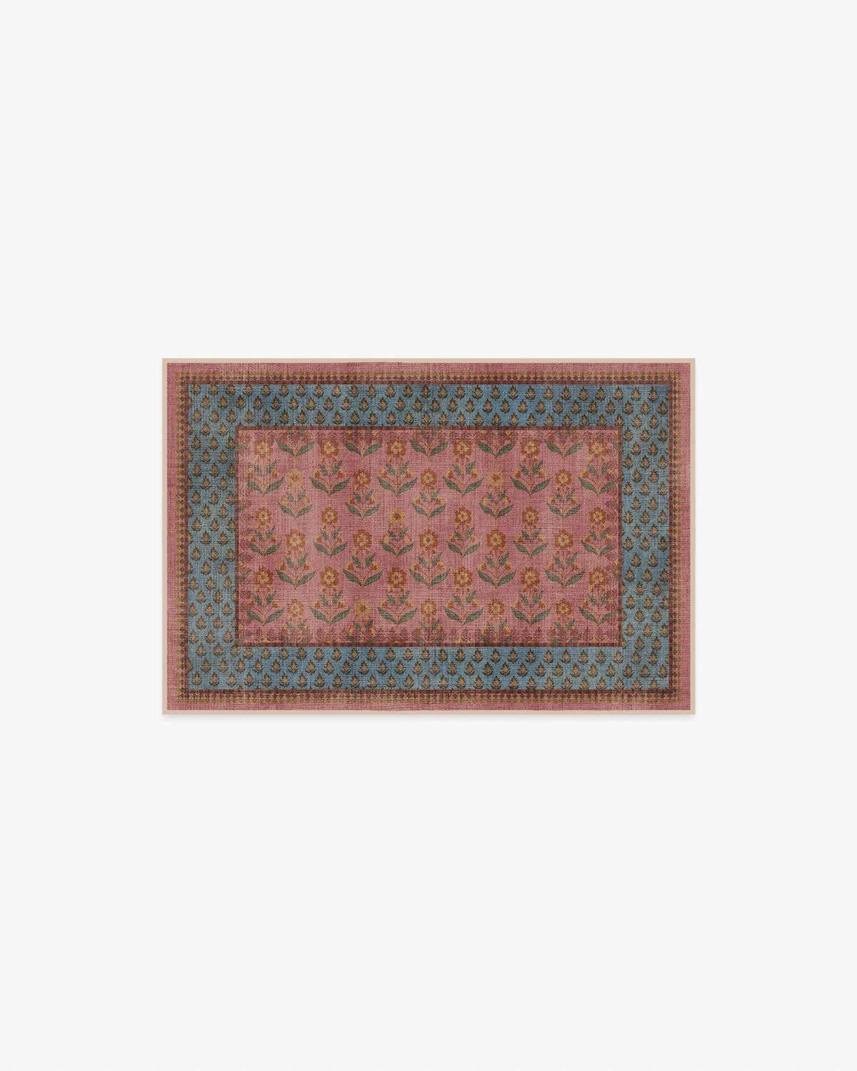 Sundara Rose & Blue Rug