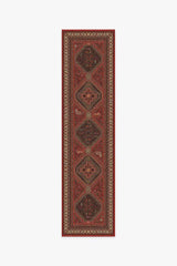 Zareen Scarlet Red Flatwoven Rug