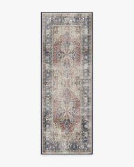 Kamran Royal Blue Flatwoven Rug