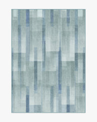 Solar Drift Solar Blue Flatwoven Rug