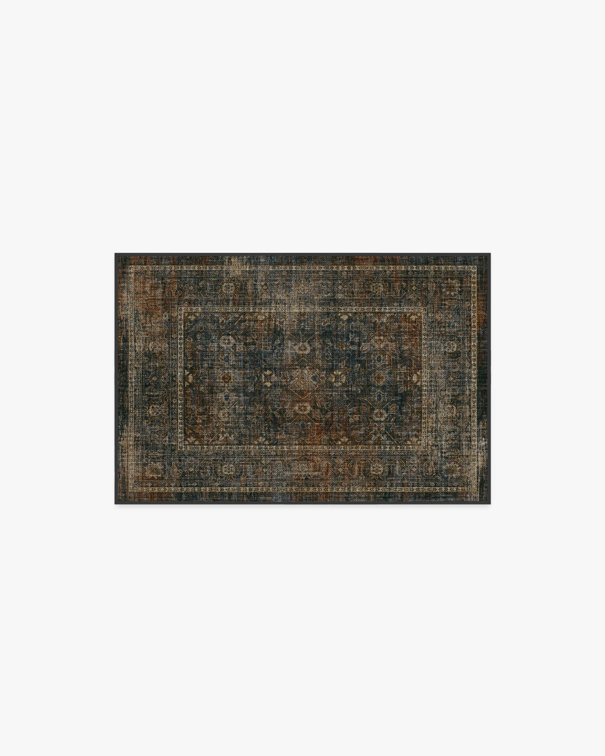 Ophelia Navy & Redwood Rug