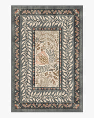 Provence Grey & Coral Rug
