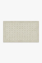 Palm Springs Ivory Stone Flatwoven Rug by Gray Malin