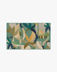 Laguna Teal Multicolor Outdoor Rug