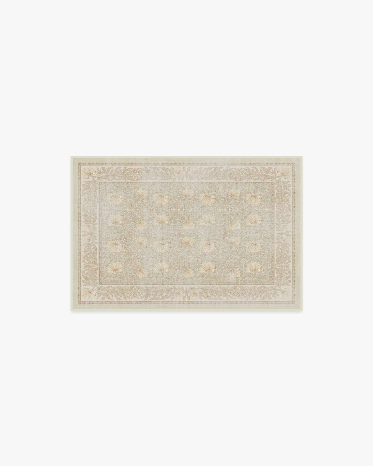 Pimpernel Vintage Blush Flatwoven Rug by Morris & Co.