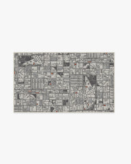 Smugglers Geo Grey Rug