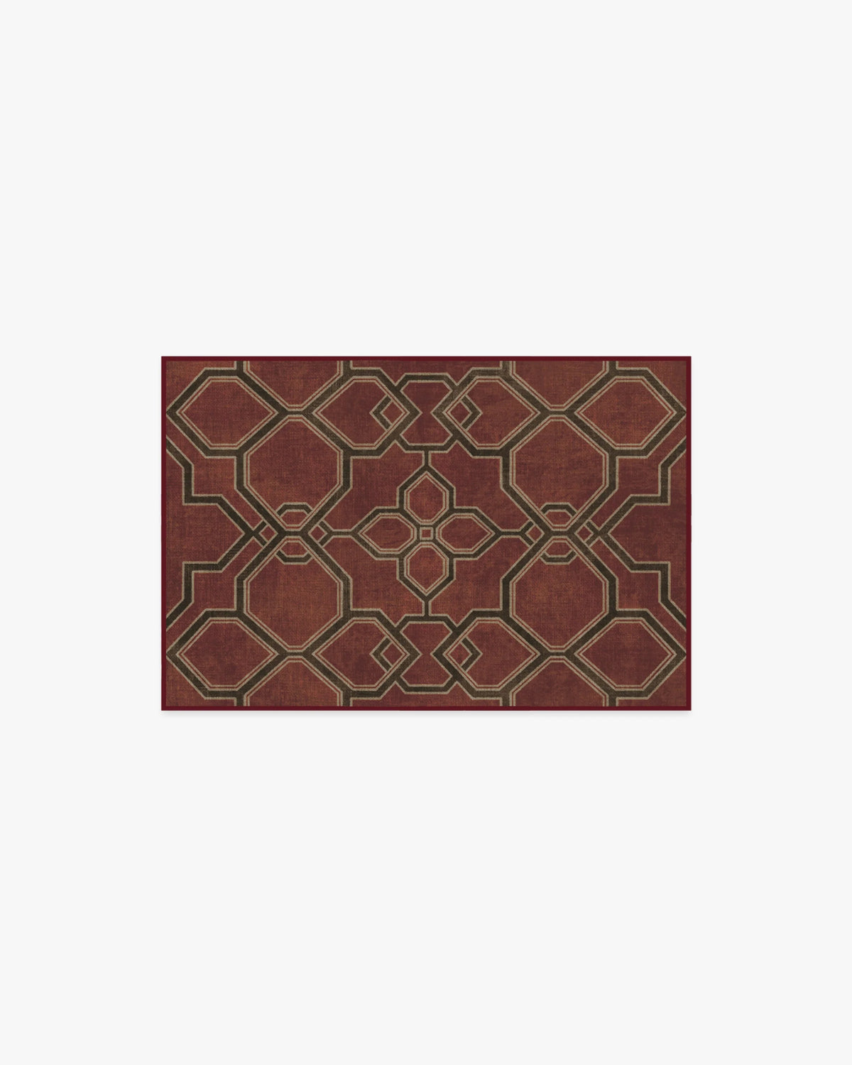 Kian Red Flatwoven Rug by Martyn Lawrence Bullard