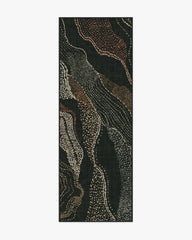 Adorned Black Multicolor Rug by Malene Barnett