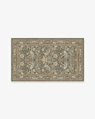 Strawberry Thief Stone Gold Rug by Morris & Co.