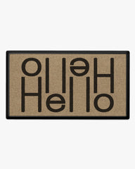 Hello Light Coir Large Doormat