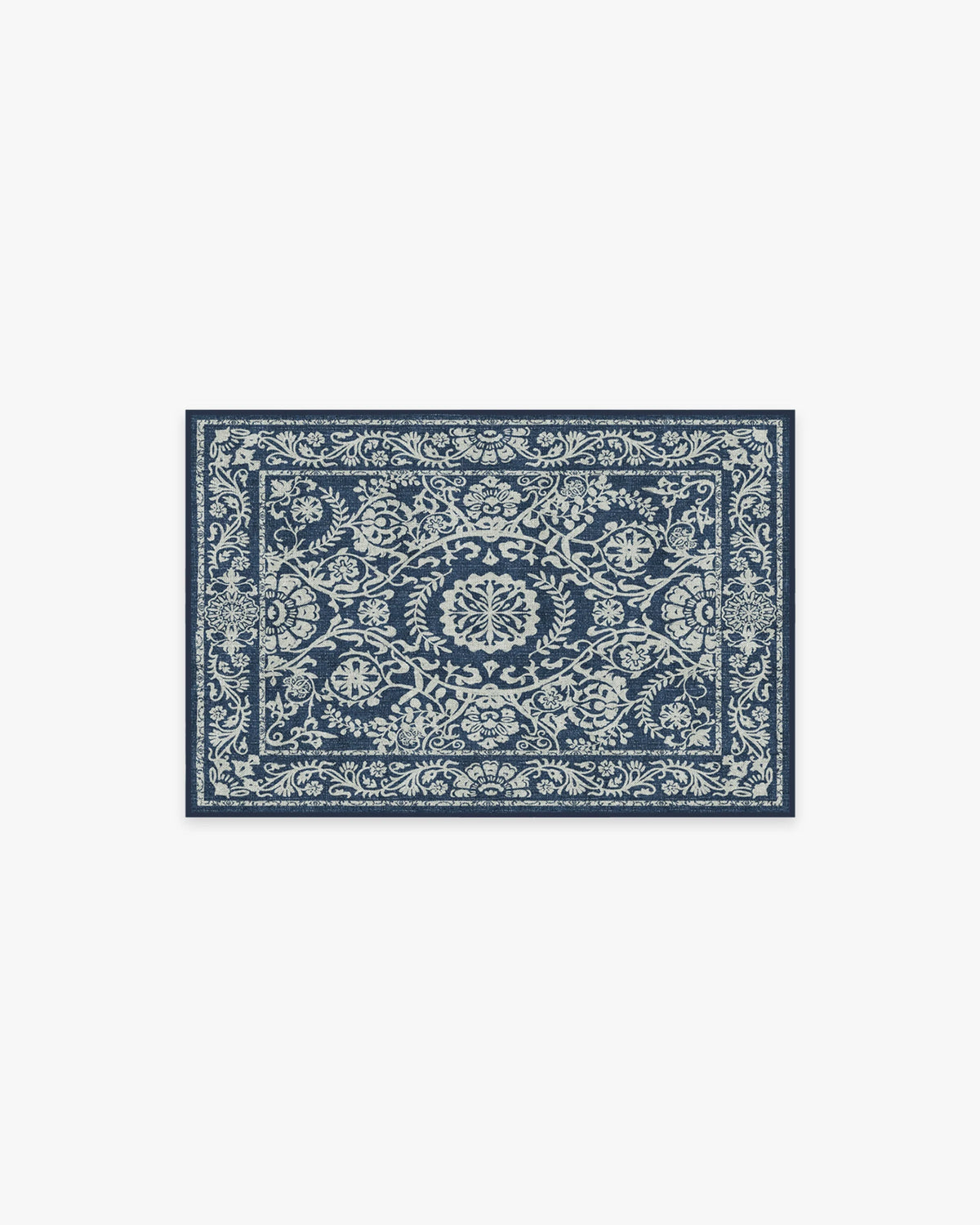 Delphina Navy Blue Flatwoven Rug