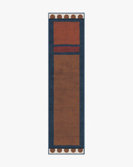 Nina Indigo & Rust Flatwoven Rug by Justina Blakeney