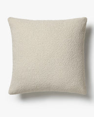 Cream Boucle Throw Pillow