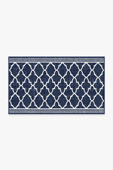 Varia Trellis Royal Blue Outdoor Rug