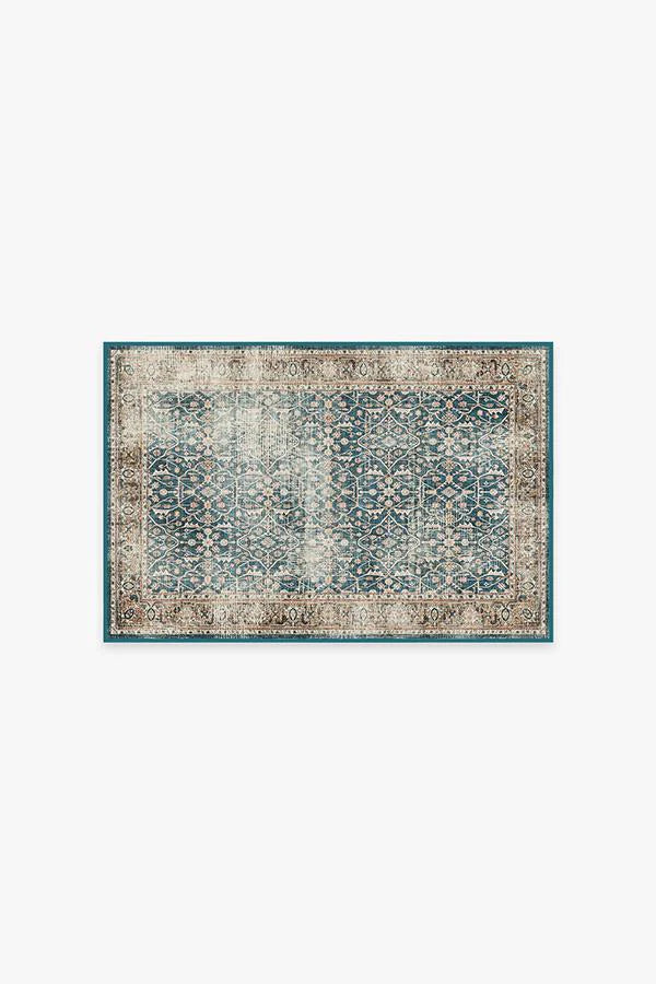 Celestine Teal Blue Rug